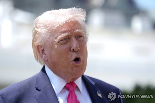 트럼프 미국 대통령 (워싱턴 AP=연합뉴스 재판매 및 DB금지)