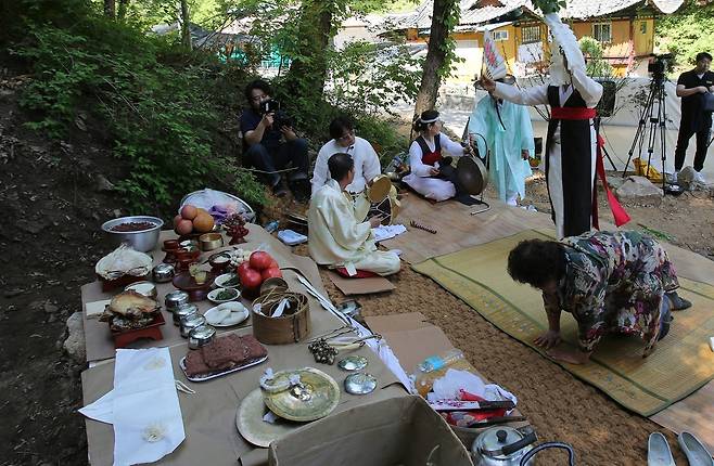 상두산 산멕이 행사 [삼척시 제공. 재판매 및 DB 금지]
