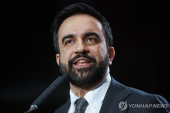 조란 맘다니 미국 뉴욕시장  [AP=연합뉴스. 재판매 및 DB 금지]