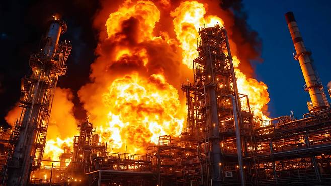 미국·이스라엘과 이란 간 전쟁으로 올해 1분기(1~3월) 중동 지역 수주액은 3억1600만 달러(약 4700억원)로 지난해 같은 기간 49억5900만 달러(약 7조3100억원) 대비 90% 넘게 줄었다. (사진=모션 엘리먼츠)