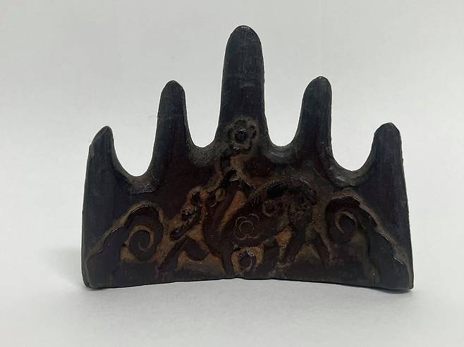 붓 받침대. 서정민 기자