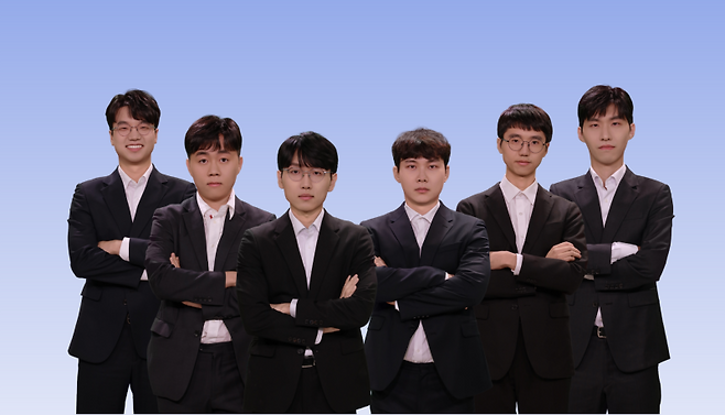 춘란배 출전 선수. 왼쪽부터 안성준·신민준·신진서·박정환·변상일·김명훈 9단. 한국기원 제공