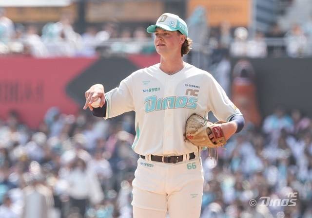 테일러는 18일 SSG전에서 패전을 떠안았다. 사진=NC 제공