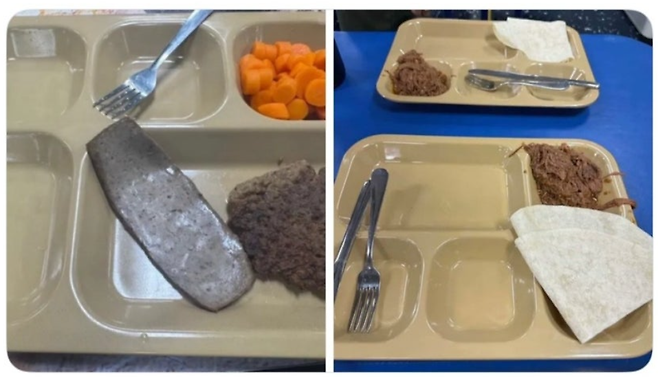 미 일간지 USA투데이가 공개한 이란 전쟁에 투입된 미군 병사들의 식사 [엑스 캡처]