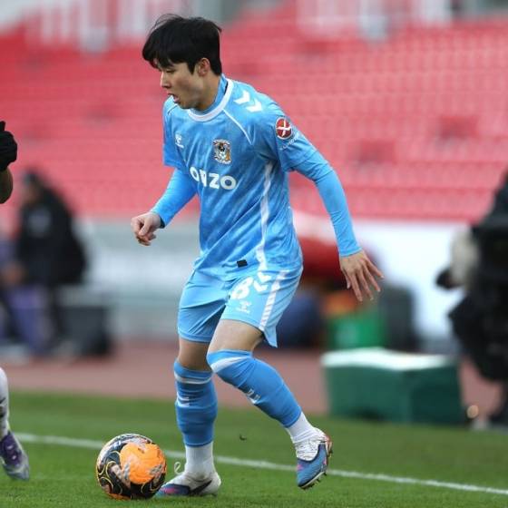 코벤트리 시티 공격수 양민혁. /사진=코번트리 시티 공식 SNS 캡처