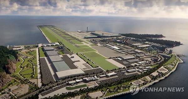 가덕도신공항 홍보 영상 캡쳐본 [사진=연합뉴스]