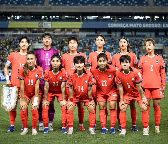FIFA 시리즈 2026에 나선 한국 여자 축구대표팀. 대한축구협회 SNS 제공