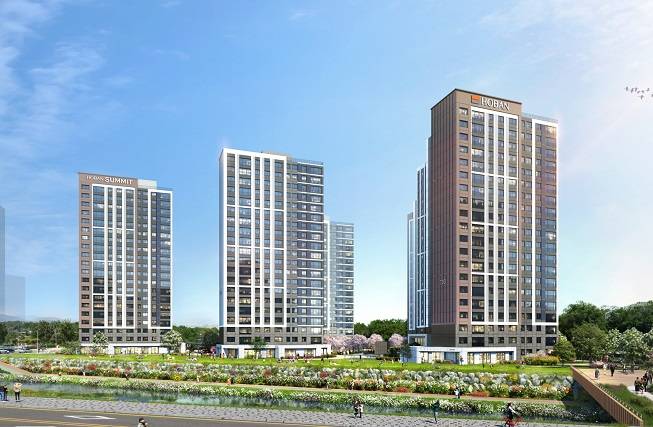 ‘호반써밋 첨단3지구’ 투시도. /제공=호반건설