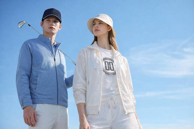 닥스골프 26SS 에어리 시리즈 화보.(사진제공=LF)