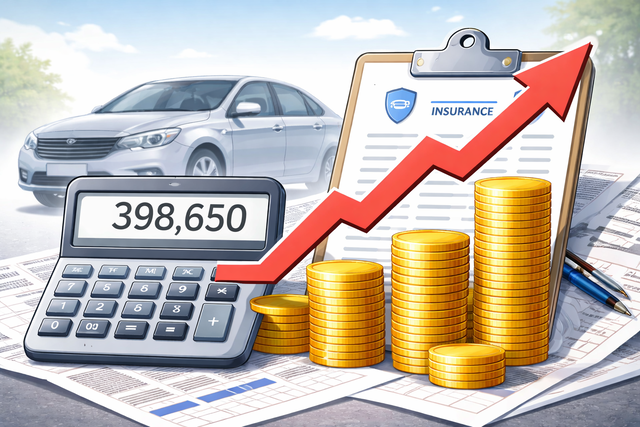 자동차보험 물적 담보 지급보험금이 5년새 30% 가까이 늘었다. /챗GPT로 제작한 이미지