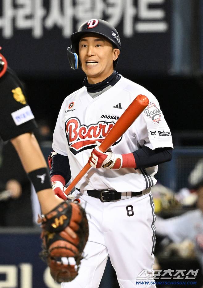 17일 잠실구장에서 열린 두산과 KIA의 경기. 두산 손아섭이 타격을 하고 있다. 잠실=박재만 기자 pjm@sportschosun.com/2026.04.17/