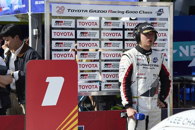 우승자 이창욱.&nbsp; 사진제공=CJ 슈퍼레이스