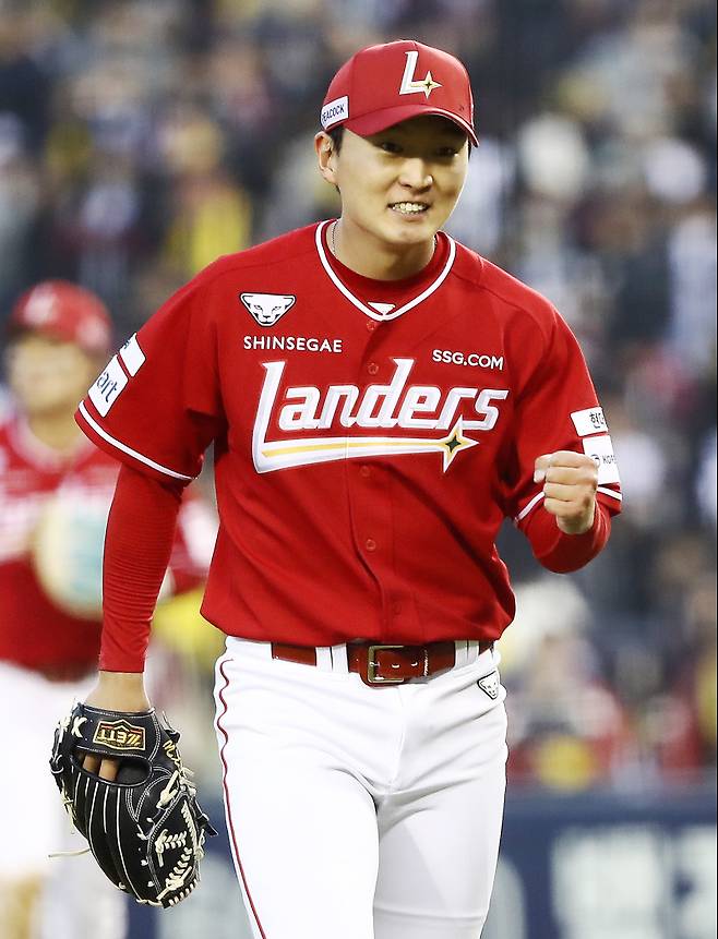 최근 안정적인 투구로 로테이션을 소화하고 있는 왼손 투수 김건우. SSG 제공