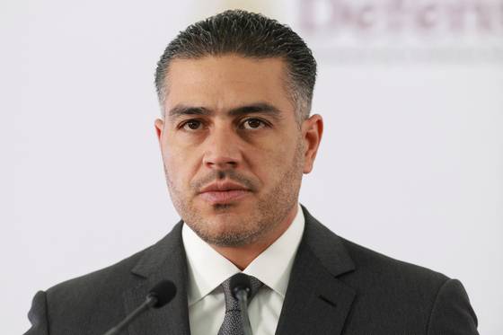 오마르 가르시아 하르푸흐 멕시코 치안·시민보호부 장관. 로이터=연합뉴스