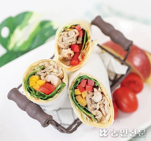 불고기 부리토. 사진=백승철 프리랜서 기자