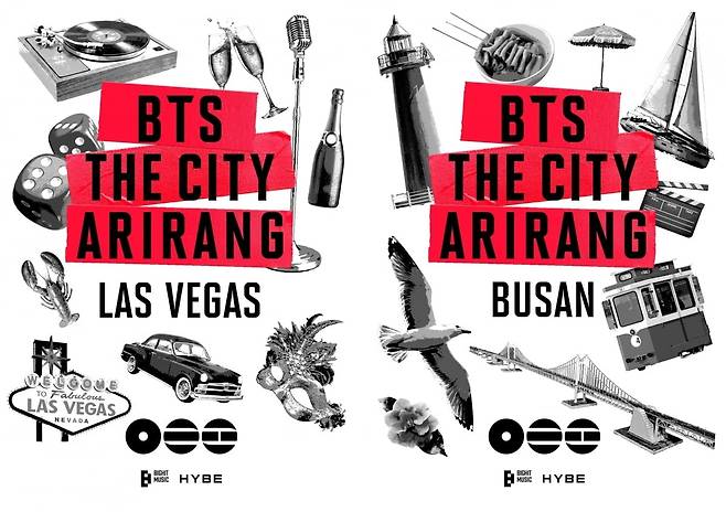 BTS THE CITY ARIRANG 라스베이거스, 부산/ 사진 제공 = 빅히트 뮤직(하이브)