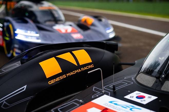 GMR-001 하이퍼카 #19 차량 클로즈업./사진: 제네시스 제공