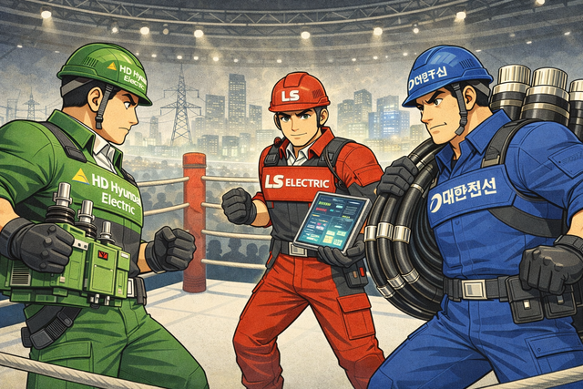 한국 전력 인프라 기업들이 북미에서 사업 확대를 위해 현지 전력 컨퍼런스에 적극 잠가하고 있다. 사진은 챗GPT가 그린 일러스트.