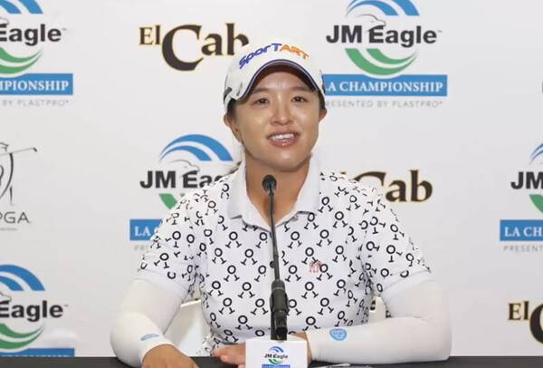 2026년 미국여자프로골프(LPGA) 투어 JM이글 LA 챔피언십 우승에 도전하는 김세영 프로가 3라운드 경기 후 인터뷰하는 모습이다. 사진출처=LPGA가 제공한 인터뷰 영상 화면 켑처 (사진을 무단으로 사용하지 마십시오.)