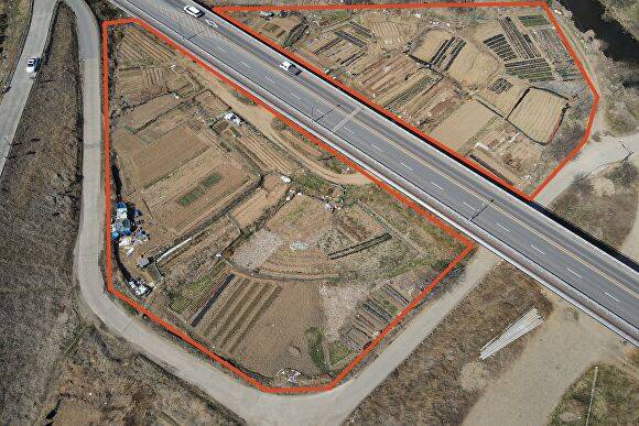 하천 불법경작지 행정대집행 사진, 다사읍 박곡리 일원 [사진=달성군]