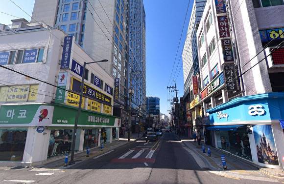 지중화 완료된 신장사거리 모습. [사진=하남시]