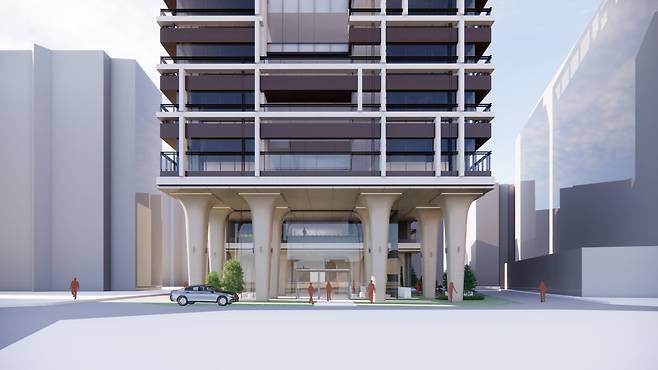 미국 사모펀드 운용사 워버그핀커스가 SK디앤디와 서울 방배동에 조성하는 하이엔드 시니어하우징. 워버그핀커스 제공