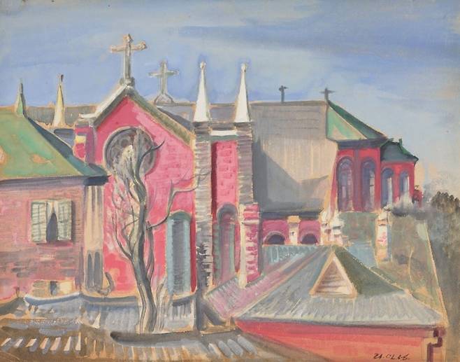 이인성의 ‘계산동 성당’(1930년대) <국립현대미술관>