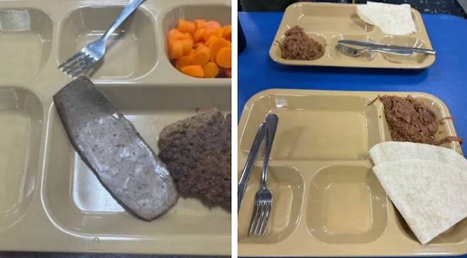 미군 병사들에게 제공된 식사. 연합뉴스