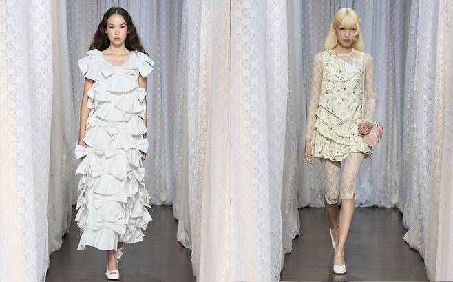 샌디 리앙(Sandy Liang) 26SS 컬렉션. 샌디리앙 공식 인스타그램 @sandyliang)