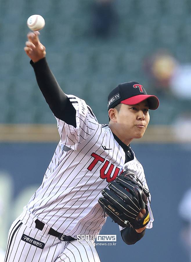 ▲ LG에서 선발 자원으로 육성된 강효종은 KIA에서도 차세대 선발 한 자리를 놓고 다툴 것으로 기대를 모은다 ⓒ곽혜미 기자
