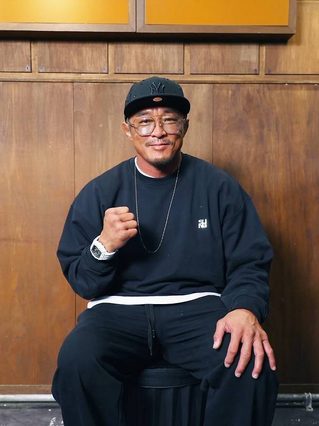 '상남자의 여행법' 제작발표회에 참석한 추성훈./사진제공=SBS Plus