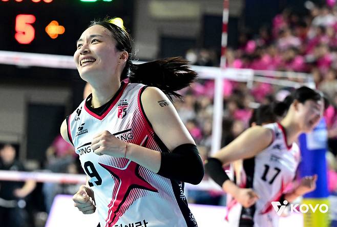 흥국생명에서 새롭게 출발하는 표승주. 사진제공=KOVO