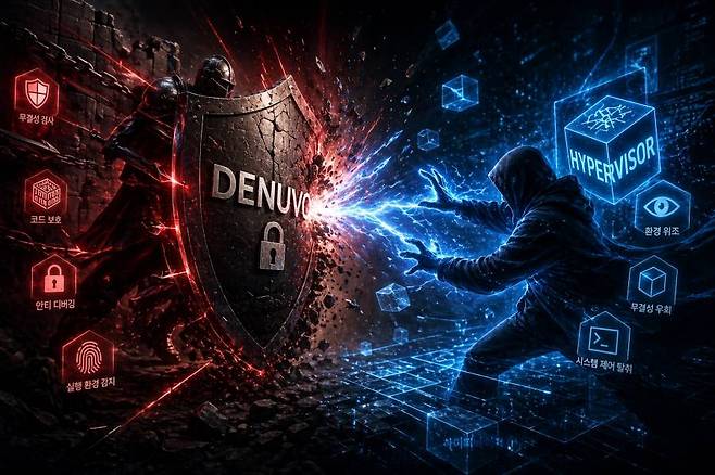 데누보와 하이퍼바이저(AI 생성 이미지)
