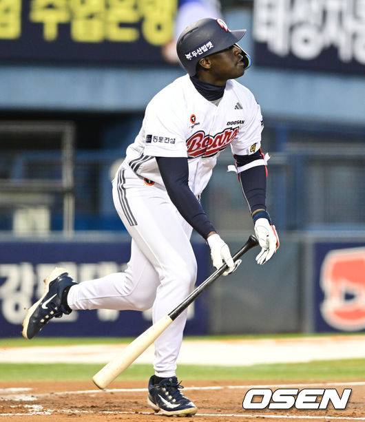 [OSEN=조은정 기자] 두산 카메론.  2026.04.07 / cej@osen.co.kr