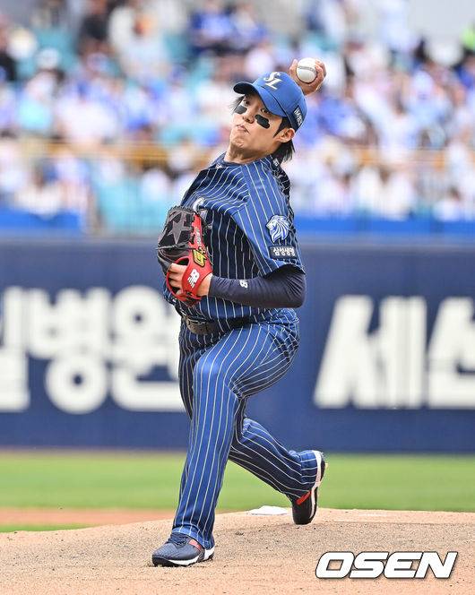 [OSEN=대구, 이석우 기자] 삼성 라이온즈 원태인 227 2026.04.12 / foto0307@osen.co.kr