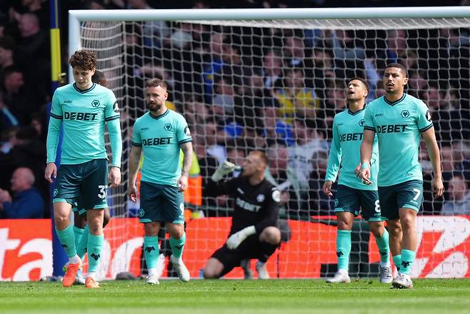 울버햄프턴 원더러스 선수들. AP자료사진