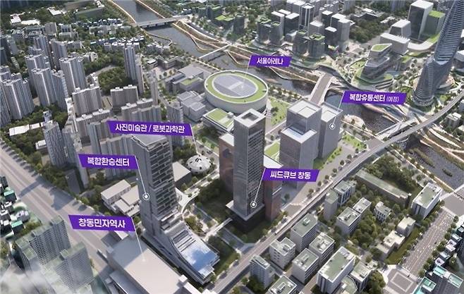 도봉구 창동 일대 조감도 [서울시 제공. 재판매 및 DB 금지]