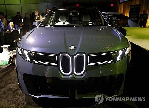 최근 뉴욕오토쇼에 전시된 BMW iX3 [UPI 연합뉴스 자료사진]