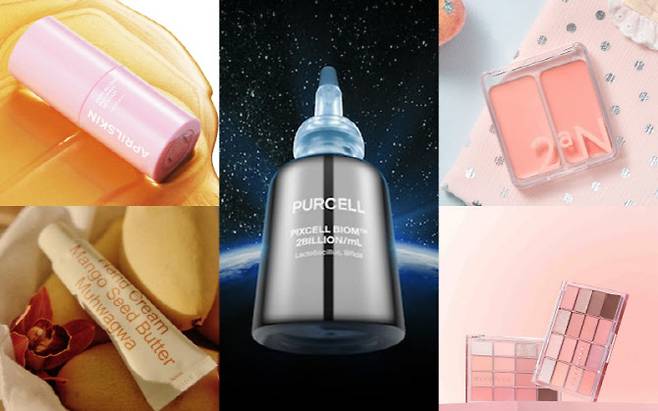 올해 2월 큐텐재팬 내 뷰티 카테고리 랭킹 1위 제품들. (사진=이베이재팬)