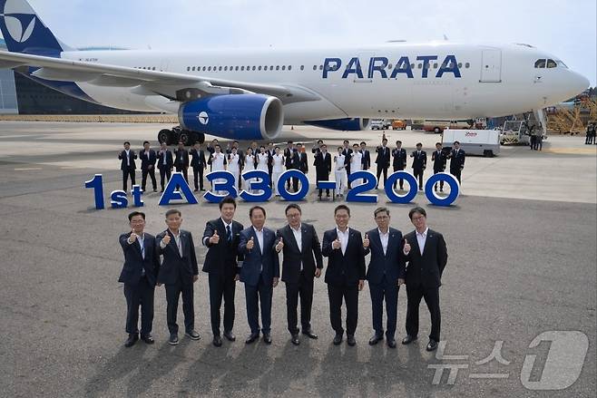 파라타항공이 지난해 7월 서울 강서구 김포국제공항을 통해 들여온 회사 1호기 A330-200의 모습(자료사진. 파라타항공 제공. 재판매 및 DB 금지) 2025.8.2 ⓒ 뉴스1
