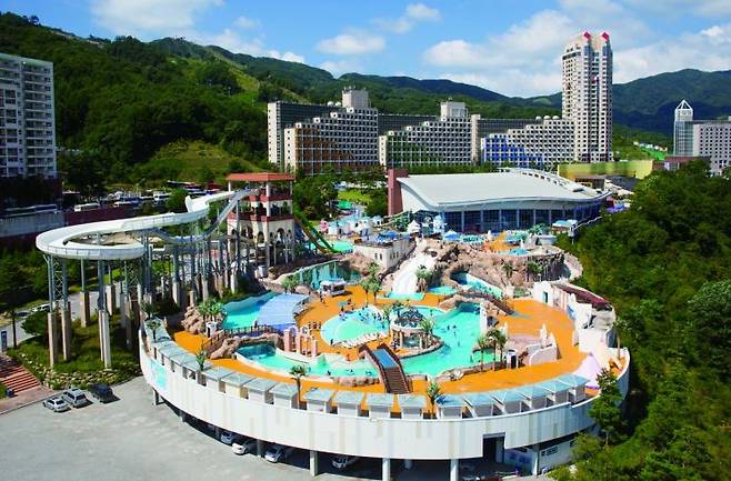 휘닉스파크 블루캐니언 전경. 휘닉스파크 제공