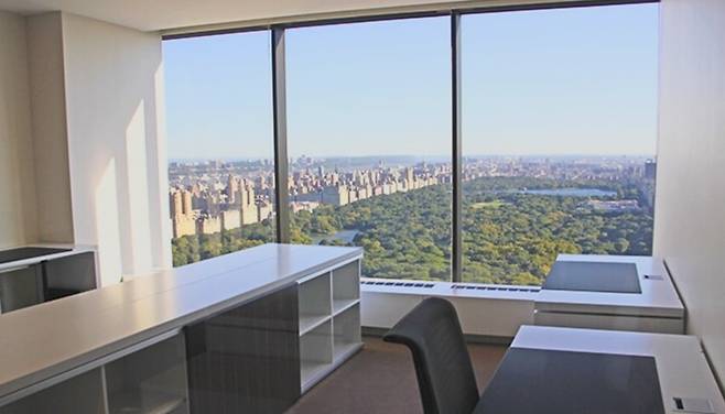 나인웨스트빌딩에서 본 센트럴파크 뷰