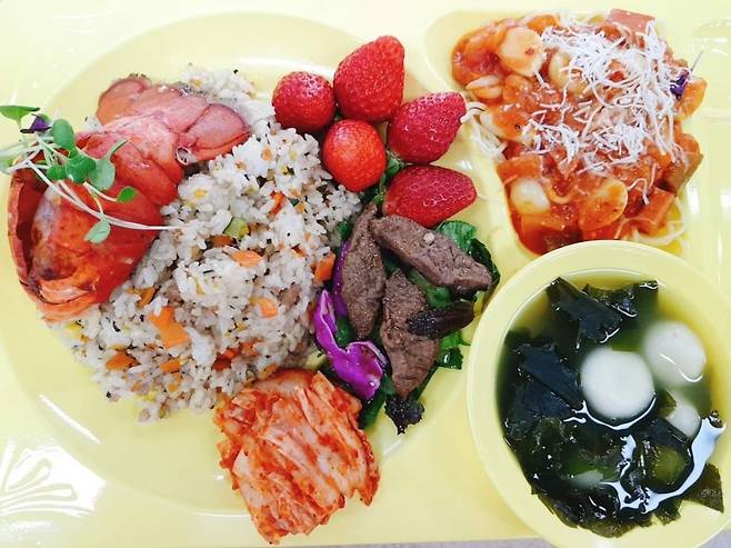 구미 경구고 급식 [경구고 제공]