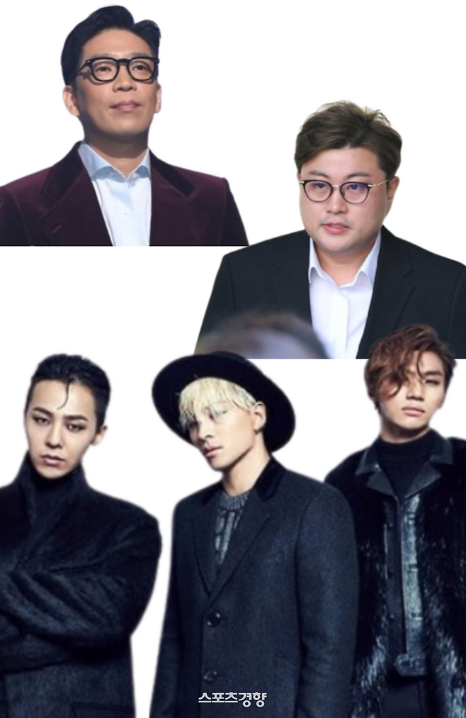 (왼쪽 위부터 시계방향으로) MC몽·김호중·대성·태양·지드래곤. 사진 출처=연합뉴스, 연합뉴스, YG엔터테인먼트 제공.
