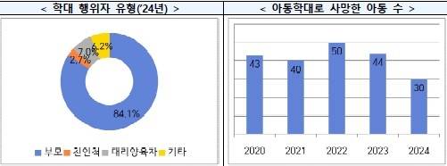 아동 학대 주요 현황 [보건복지부 제공]