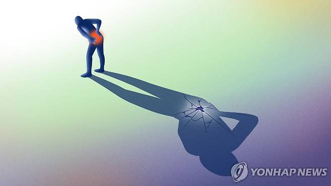 허리 통증 (PG) [강민지 제작] 일러스트