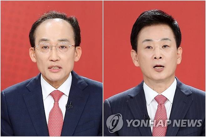 추경호·유영하 [촬영 김현태]