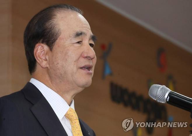 윤석금 웅진그룹 회장. 연합뉴스