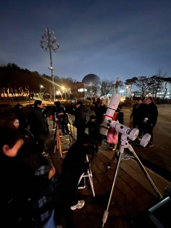야간공개관측.&nbsp;ⓒ강서구