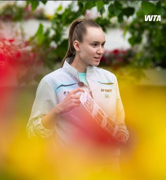 마드리드 오픈에 2번 시드를 받고 출전한 엘레나 리바키나. WTA